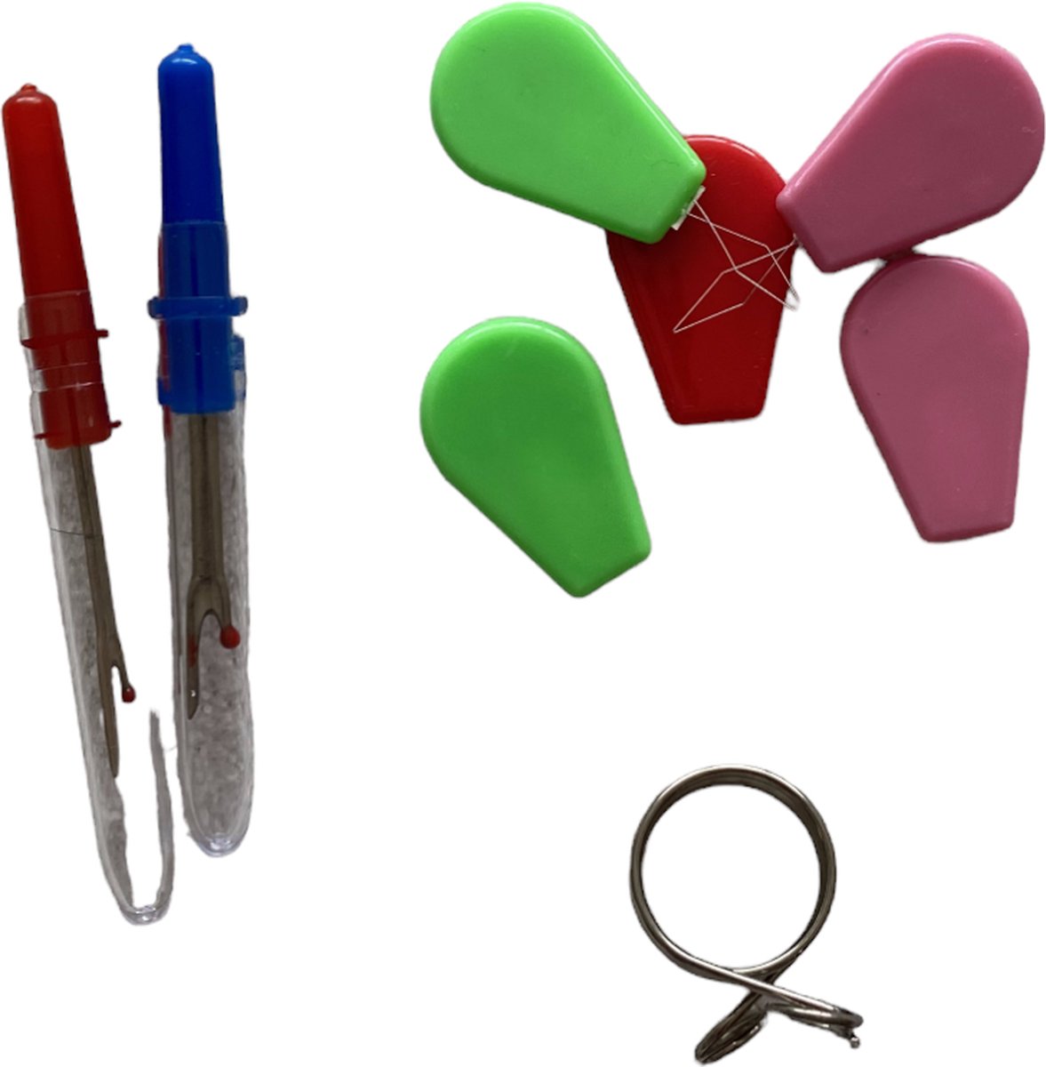 Hiden | Complete Handwerk Gereedschapsset - Tornmesjes, Brei Vingerhoedje Draadgeleider & Draaddoorstekers - Ideaal Cadeau voor Creatievelingen - Handwerk Cadeauset - Brei- en Naaigereedschap - Breiaccessoires pakket